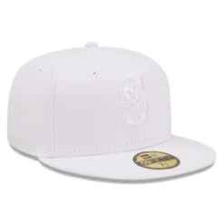 Men's Seattle Mariners New Era White On White 59FIFTY Fitted Hat -Hat Shop mens new era seattle mariners white on white 59fifty fitted hat pi4731000 altimages ff 4731078 9f1da7bae6294818e725alt3 full
