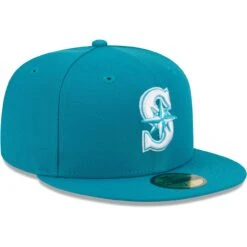 Men's Seattle Mariners New Era Turquoise 59FIFTY Fitted Hat -Hat Shop mens new era turquoise seattle mariners 59fifty fitted hat ss5 p 4919294pv 3u ef0t1whogy2vqunvqswav lde9jpjjwoqh59libjdk