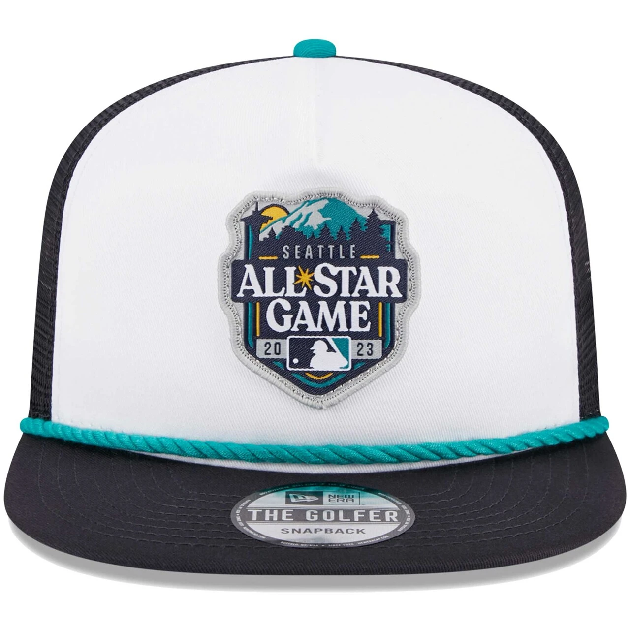 Men's 2023 MLB All-Star Game New Era White The Golfer Snapback Hat 2 Men's 2023 MLB All-Star Game New Era White The Golfer Snapback Hat - Image 2