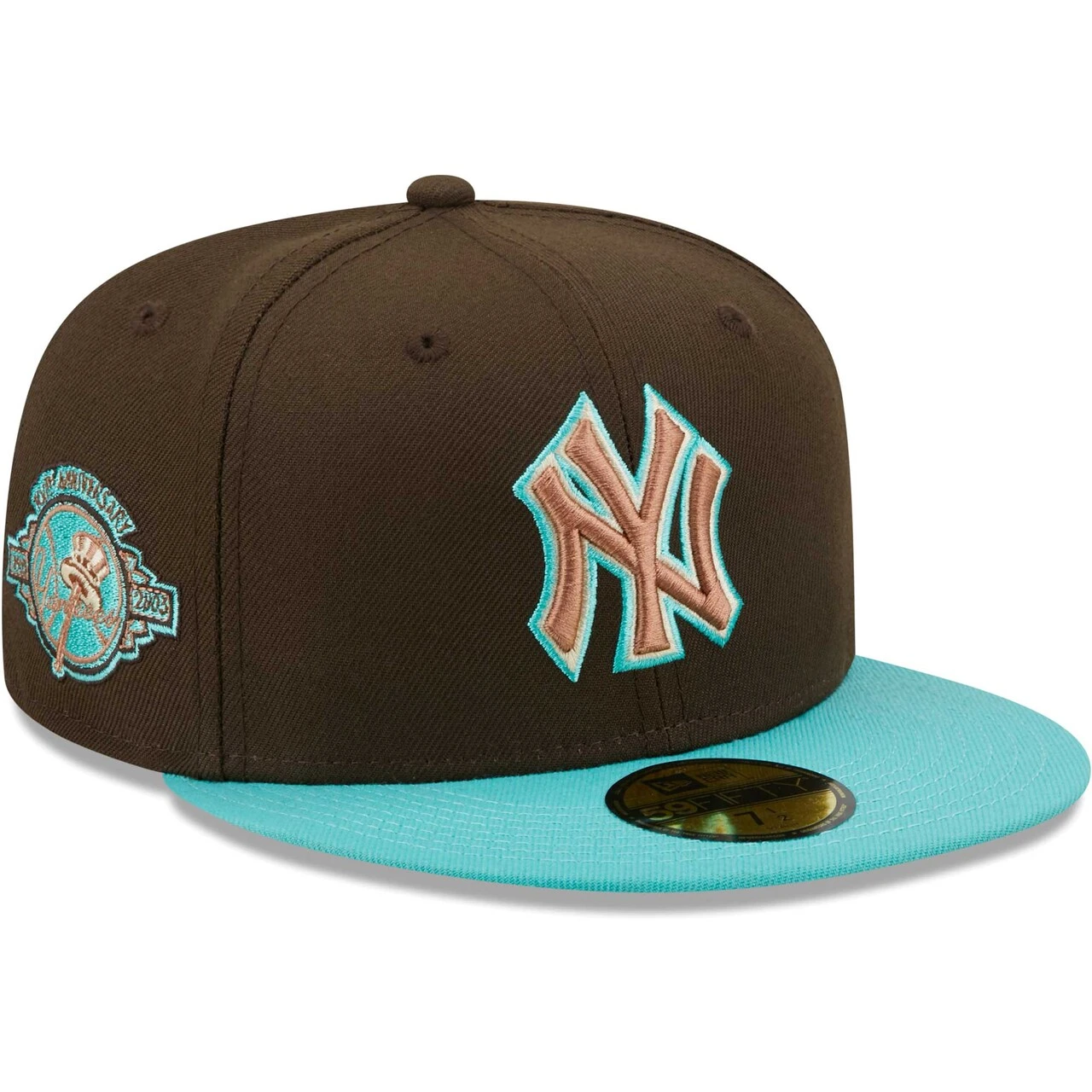 Men's New York Yankees New Era Brown/Mint Walnut Mint 59FIFTY Fitted Hat 1 Men's New York Yankees New Era Brown/Mint Walnut Mint 59FIFTY Fitted Hat