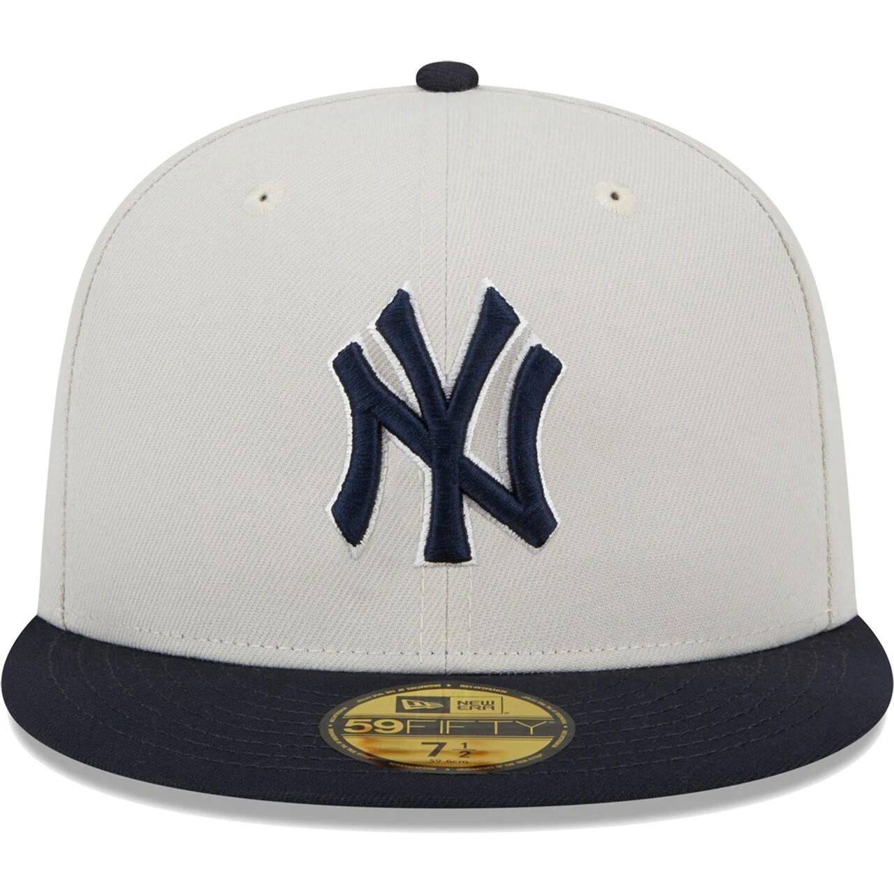 Men's New York Yankees New Era Gray/Navy World Class Back Patch 59FIFTY Fitted Hat 2 Men's New York Yankees New Era Gray/Navy World Class Back Patch 59FIFTY Fitted Hat - Image 2
