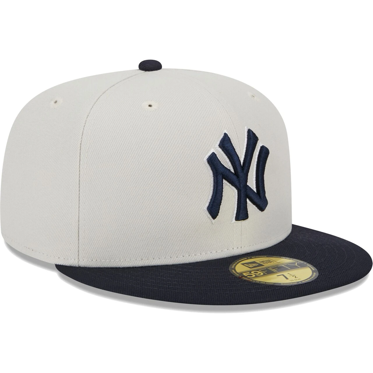 Men's New York Yankees New Era Gray/Navy World Class Back Patch 59FIFTY Fitted Hat 3 Men's New York Yankees New Era Gray/Navy World Class Back Patch 59FIFTY Fitted Hat - Image 3