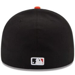 Men's Baltimore Orioles New Era Black/Orange Alternate Authentic Collection On Field 59FIFTY Performance Fitted Hat -Hat Shop orange baltimore orioles alternate authentic collection on field 59fifty performance fitted hat pi2659000 altimages ff 2659215alt4 full