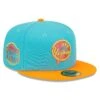 Men's New York Yankees New Era Blue/Orange Vice Highlighter 59FIFTY Fitted Hat