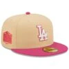 Men's Los Angeles Dodgers New Era Orange/Pink 2020 World Series Mango Passion 59FIFTY Fitted Hat