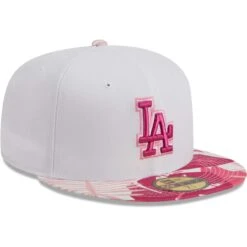 Men's Los Angeles Dodgers New Era White/Pink Flamingo 59FIFTY Fitted Hat 6 Men's Los Angeles Dodgers New Era White/Pink Flamingo 59FIFTY Fitted Hat -Hat Shop pink los angeles dodgers flamingo 59fifty fitted hat ss5 p 200016128pv 3u 1q0ev6w1ycom7vypqr1tv i49dbk3kspy5wvgmy6hd
