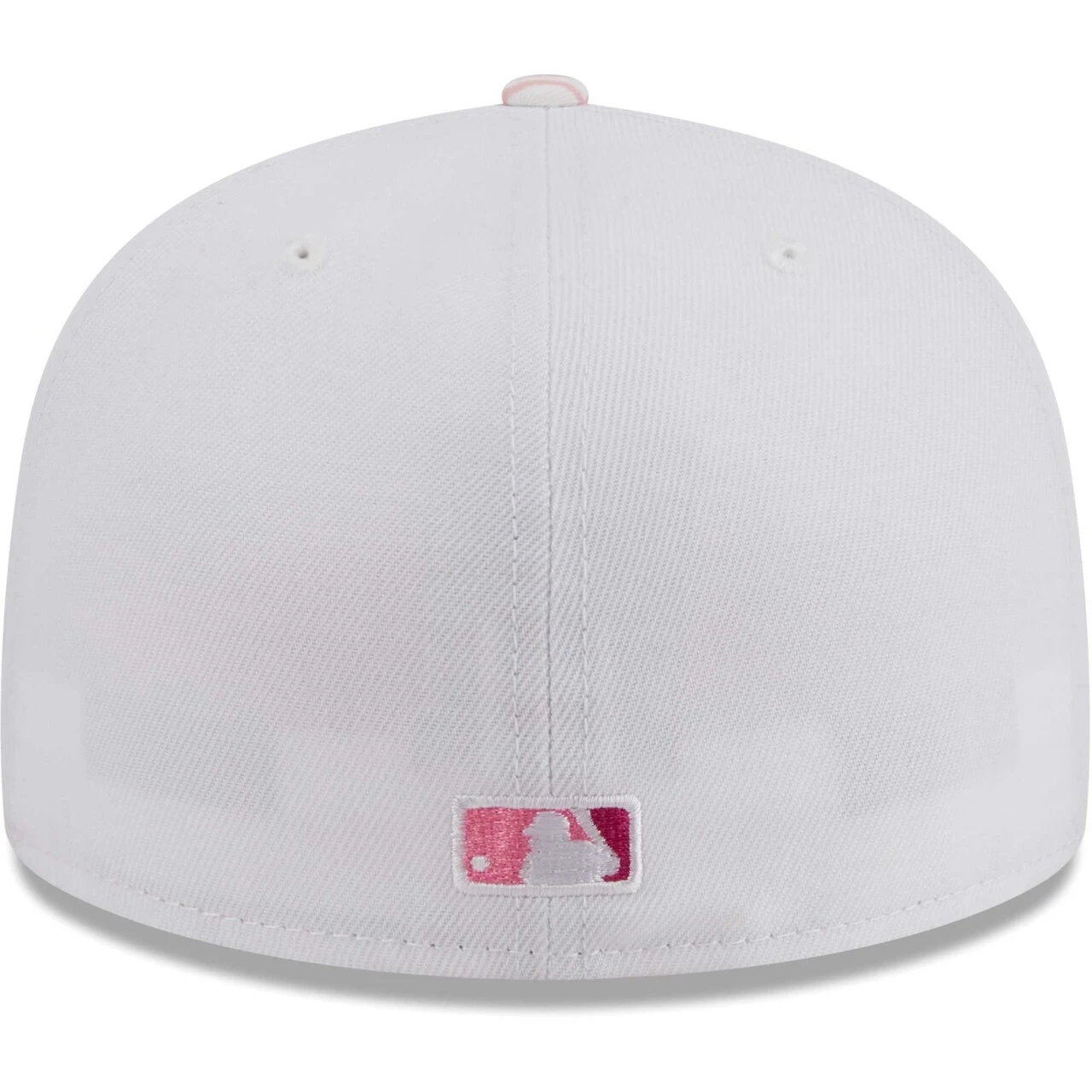 Men's Los Angeles Dodgers New Era White/Pink Flamingo 59FIFTY Fitted Hat 4 Men's Los Angeles Dodgers New Era White/Pink Flamingo 59FIFTY Fitted Hat - Image 4