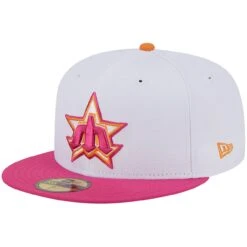 Men's Seattle Mariners New Era White/Pink 40th Team Anniversary 59FIFTY Fitted Hat 6 Men's Seattle Mariners New Era White/Pink 40th Team Anniversary 59FIFTY Fitted Hat -Hat Shop pink seattle mariners 40th team anniversary 59fifty fitted hat ss5 p 200016080pv 3u dpc950xl42xdvjxuykltv ukcufad6ikp8nw982jlo