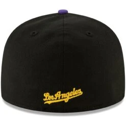 Men's LA New Era Black/Purple Crossover 59FIFTY Hat 7 Men's LA New Era Black/Purple Crossover 59FIFTY Hat -Hat Shop purple la crossover 59fifty hat pi3359000 altimages ff 3359406 be147bdf7f9e1cbdbe83alt4 full