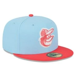 Men's Baltimore Orioles New Era Light Blue/Red Spring Color Two-Tone 59FIFTY Fitted Hat -Hat Shop red baltimore orioles spring color two tone 59fifty fitted hat ss5 p 5000199pv 3u mauyti0qzflg2f36jhkzv nhowydx68dpmxwcgwmbz