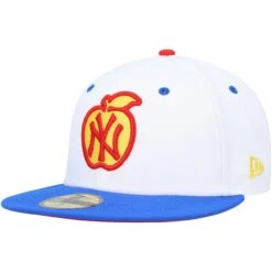 Men's New York Yankees New Era White/Royal 100th Anniversary Cherry Lolli 59FIFTY Fitted Hat -Hat Shop royal new york yankees 100th anniversary cherry lolli 59fifty fitted hat ss5 p 4773629pv 3u a4kjs6vta83jr1kmqh2iv cbwgvvedggp05eblodcq