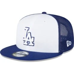 Men's Los Angeles Dodgers New Era Royal/White 2023 On-Field Batting Practice 9FIFTY Snapback Hat