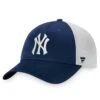 Men's New York Yankees Fanatics Branded Navy/White Core Structured Trucker Snapback Hat