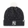 Women's New York Yankees '47 Navy Knit Cuffed Hat With Pom