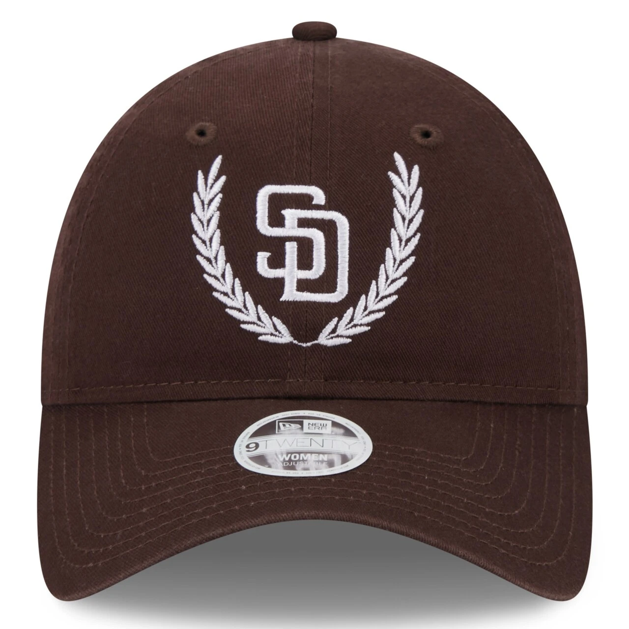 Women's San Diego Padres New Era Brown Leaves 9TWENTY Adjustable Hat 2 Women's San Diego Padres New Era Brown Leaves 9TWENTY Adjustable Hat - Image 2
