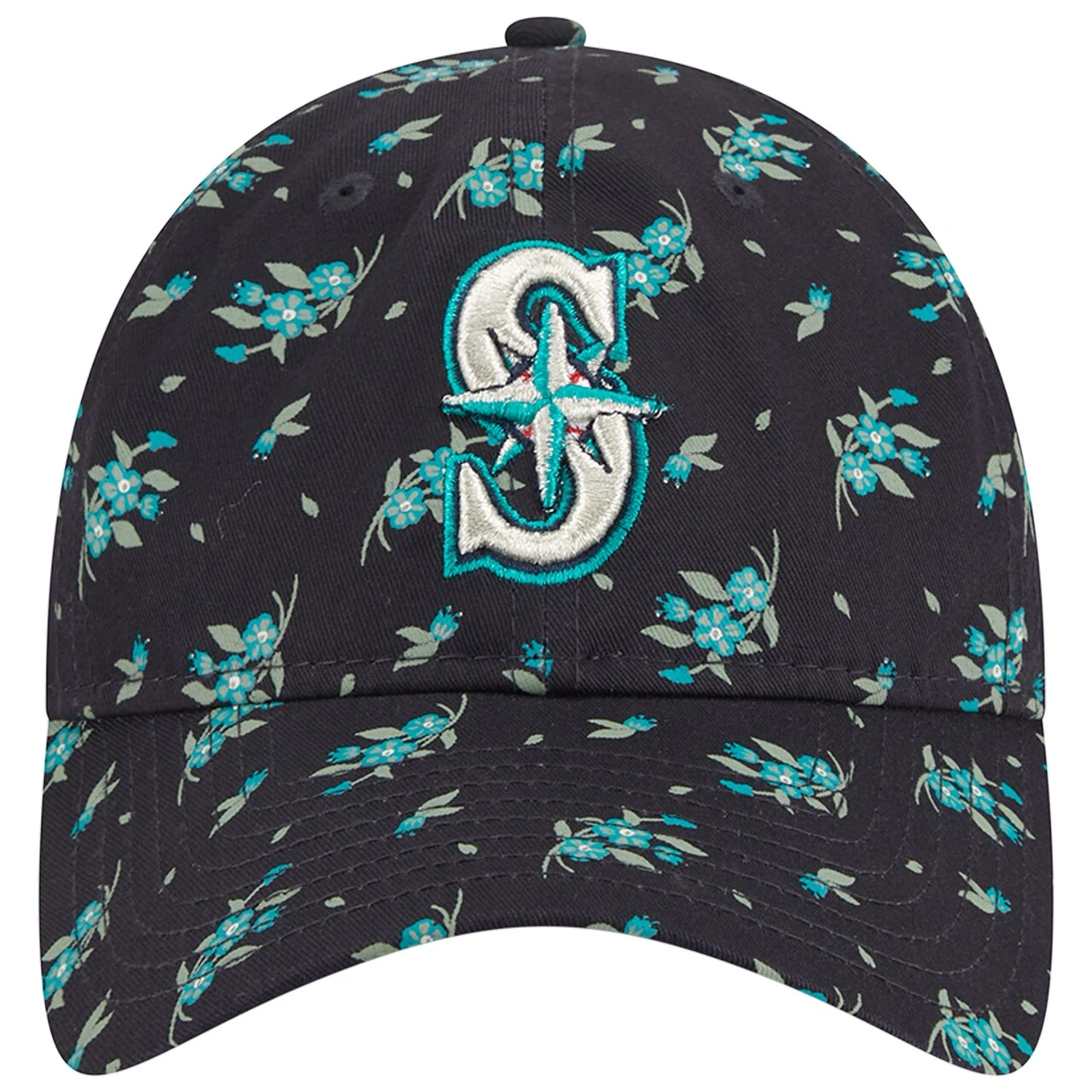 Women's Seattle Mariners New Era Navy Bloom 9TWENTY Adjustable Hat 2 Women's Seattle Mariners New Era Navy Bloom 9TWENTY Adjustable Hat - Image 2