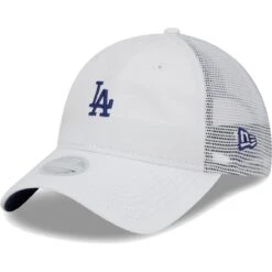 Women's Los Angeles Dodgers New Era White Mini 9TWENTY Adjustable Hat