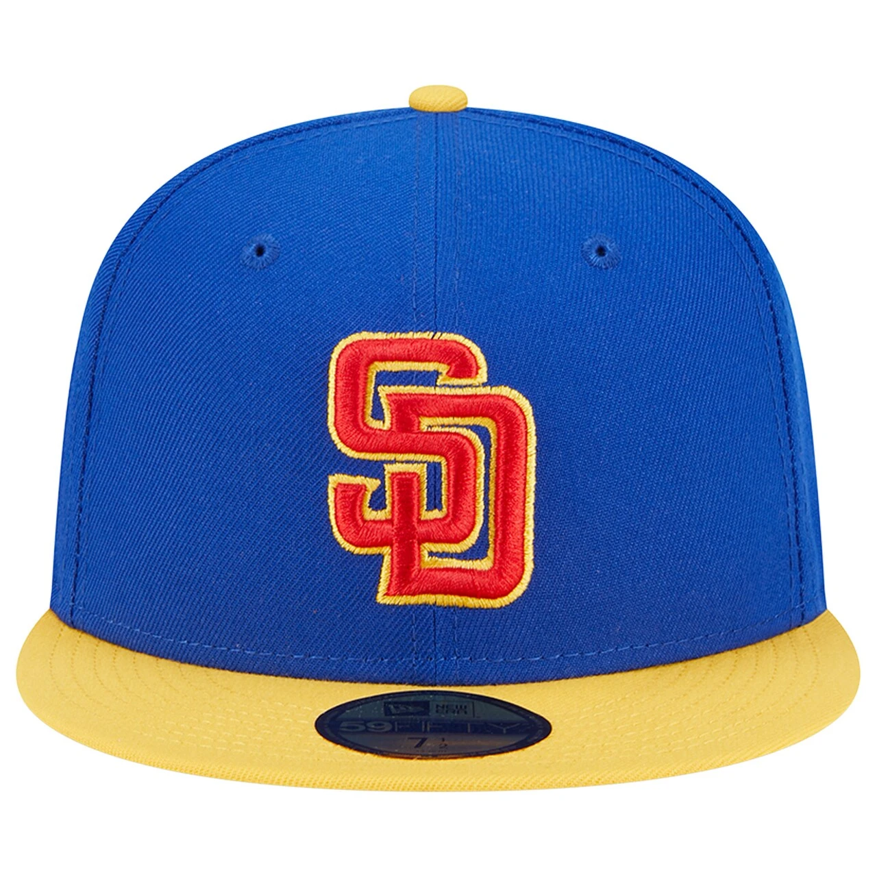 Men's San Diego Padres New Era Royal/Yellow Empire 59FIFTY Fitted Hat 2 Men's San Diego Padres New Era Royal/Yellow Empire 59FIFTY Fitted Hat - Image 2