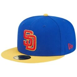 Men's San Diego Padres New Era Royal/Yellow Empire 59FIFTY Fitted Hat 6 Men's San Diego Padres New Era Royal/Yellow Empire 59FIFTY Fitted Hat -Hat Shop yellow san diego padres empire 59fifty fitted hat ss5 p 200006652pv 3u a7vfeqfcr2hxacnxs58ev wwqala6fzqrxqsxcfh67