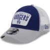 Youth Los Angeles Dodgers New Era Royal Patch Trucker 9FORTY Snapback Hat