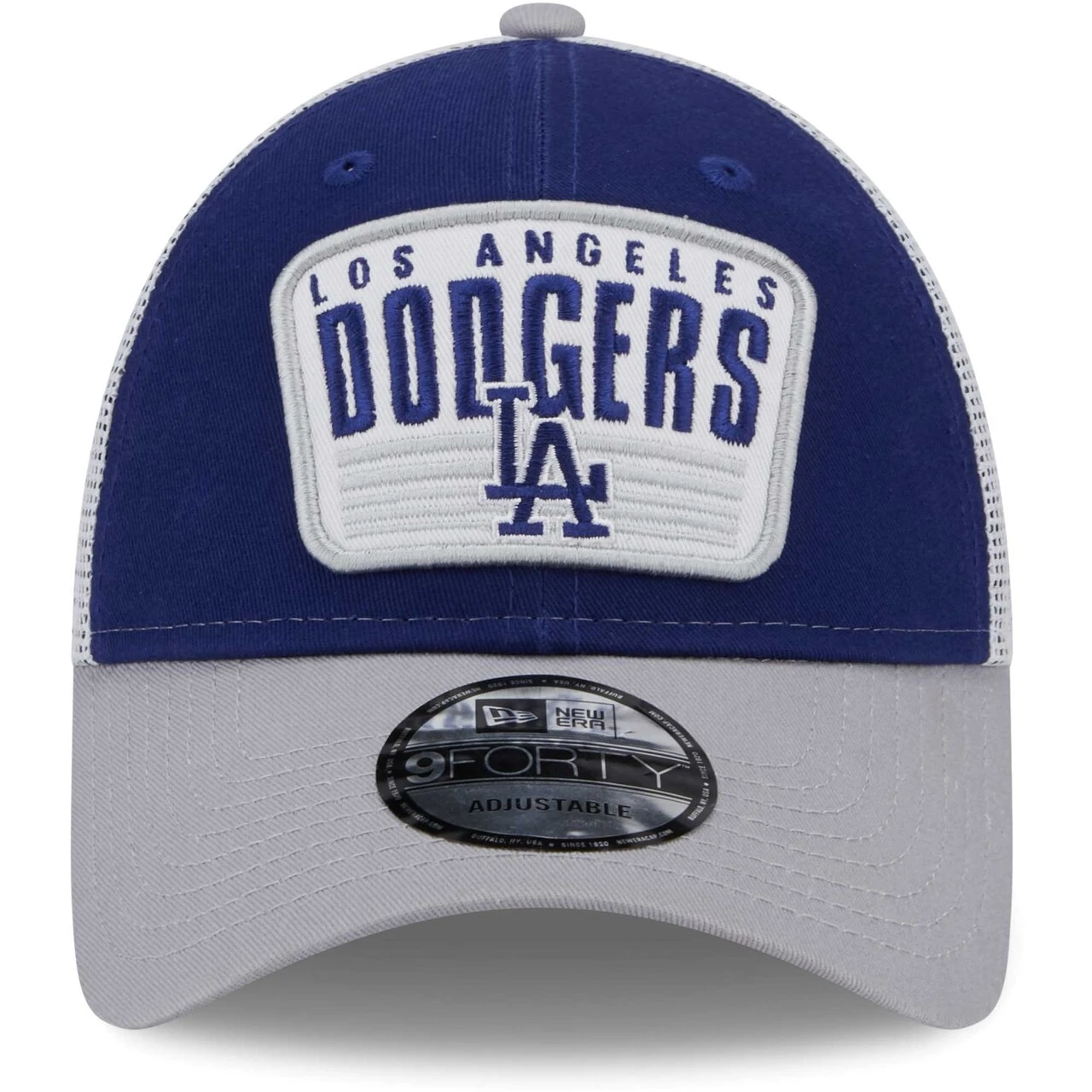 Youth Los Angeles Dodgers New Era Royal Patch Trucker 9FORTY Snapback Hat 2 Youth Los Angeles Dodgers New Era Royal Patch Trucker 9FORTY Snapback Hat - Image 2
