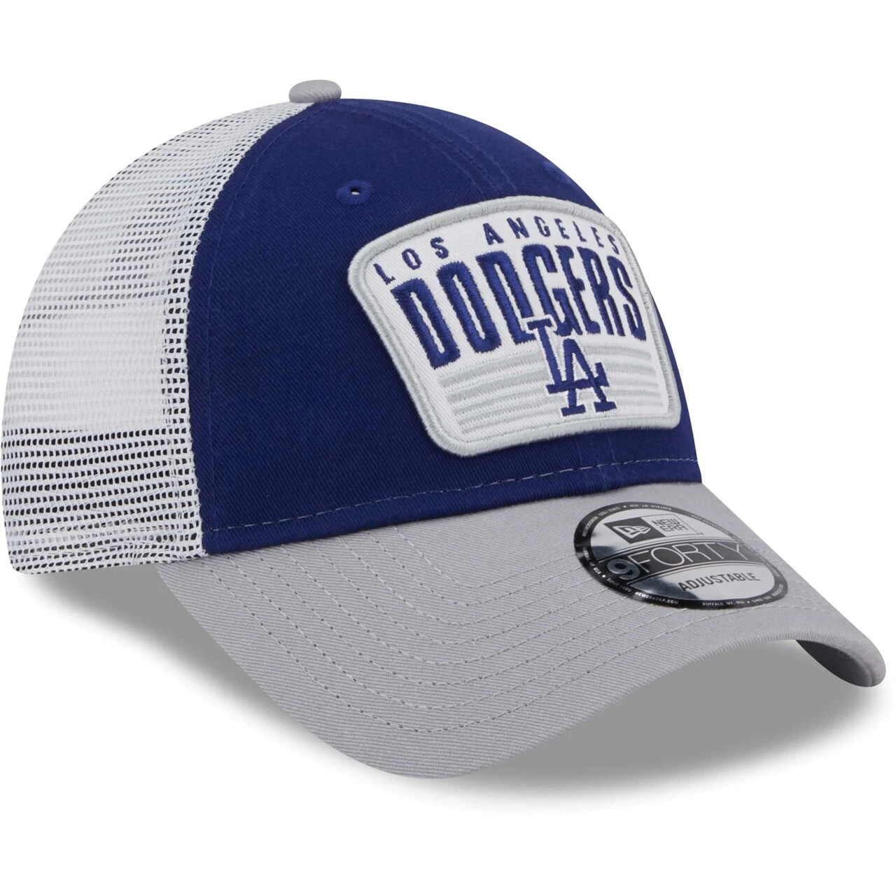 Youth Los Angeles Dodgers New Era Royal Patch Trucker 9FORTY Snapback Hat 3 Youth Los Angeles Dodgers New Era Royal Patch Trucker 9FORTY Snapback Hat - Image 3